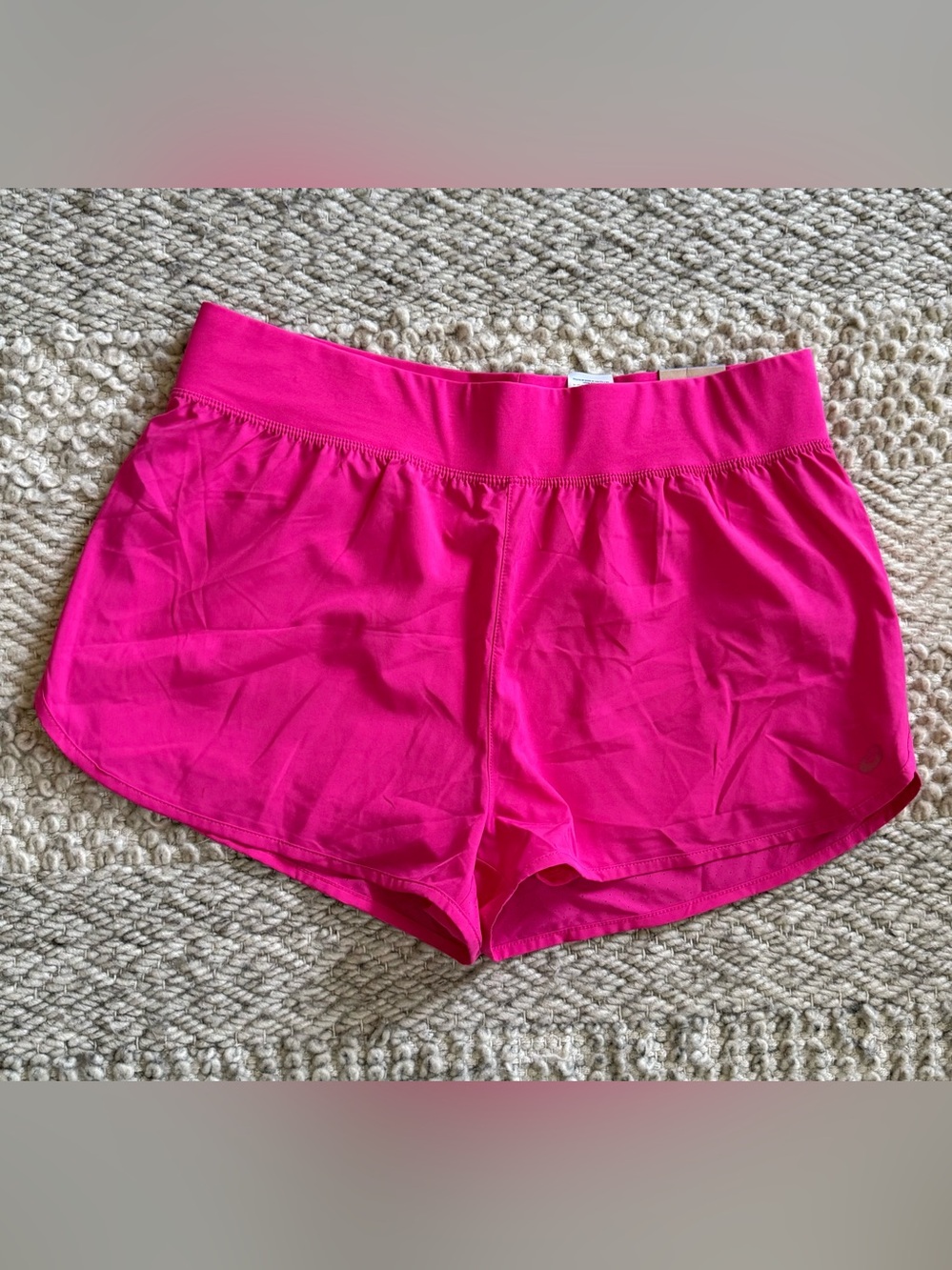 Asics Hot fuchsia Pink Athletic Shorts XL 2-N-1 nwt pockets quick dry